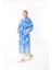 Kadın Büyük Beden Keten Kimono ve Pantolon Alt Üst Takım 24752 3