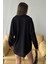 Kadın Olivia Oversize Bürümcük Kumaş Yazlık Gömlek 3