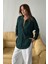 Kadın Olivia Oversize Bürümcük Kumaş Yazlık Gömlek 3