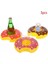 Eğlenceyi sevenlere donut şişme deniz havuz bardak tutucu float bar 5