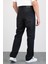 Erkek Antrasit Straight Baggy Fit Likrasız Rahat Kesim %100 Pamuk Loose Jean Pantolon George 4