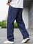 Erkek Jeans Yeşil Tint Denim Kot Baggy Pantolon 3