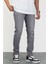 Erkek Gri Regular Fit Likralı Jean Kot Pantolon Henry 2