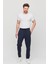 Erkek Slim Fit Beli Lastikli Ipli Likralı Rahat Jogger Pantolon 1