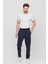 Erkek Slim Fit Beli Lastikli Ipli Likralı Rahat Jogger Pantolon 1