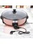 Elektrikli Tencere Pizzamatik Pizza Makinası 40 CM Rose ( Pudra ) ( 5 Kademeli Isı Ayarı ) 1