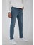 Erkek Mavi Regular Fit Likralı Jean Kot Pantolon Franz 1