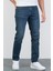 Erkek Halat's Regular Fit Okyanus Mavisi Likralı Jean Kot Pantolon Josef 2