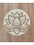 Lotus Temalı Minimalist Ahşap Tablo 2