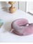 Gezgin Çocuk Boyun Yastığı - Düz Pembe, Yumuşak Visko, Ergonomik, Çıtçıtlı 4