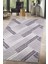 100 x 250 cm Gri - Kaymaz Tabanlı, Dekoratif ve Yıkanabilir 1