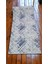 150 x 400 cm Mavi - Kaymaz Tabanlı, Dekoratif ve Yıkanabilir 1