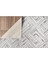 80 x 300 cm Gri - Kaymaz Tabanlı, Dekoratif ve Yıkanabilir 4