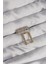 Pirinç Gold Renk Zirkon Taşlı Dikdörtgen Model Seranay Küpe - TJ-BKP9117 2