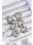 Pirinç Gümüş Renk Oval Ayna Model Sallantılı Küpe - TJ-BKP9251 1