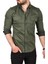 Slim Fit Kolay Ütülenebilir Pamuklu Spor Gömlek Likralı Kot Gömlek 2502505 5