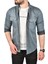 Slim Fit Kolay Ütülenebilir Pamuklu Spor Gömlek Likralı Kot Gömlek 2502505 4