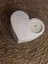 Kalp Şeklinde Beton Tealight Mumluk / Mum 1