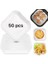 Home Beyaz Airfryer Pişirme Kağıdı, Fritöz Yağlı Kağıdı, Yanmaz Kağıt 50 Adet (Kare) (50) 2