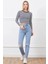 Yüksek Bel Yırtmaçlı Mom Jean Pantolon 3