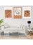 3'lü Set Kanvas Tablo Minimalist Tasarım Salon Tablosu Sade Şık Çiçek Tablosu Bohemian Kanvas Tablo 3
