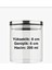 Borosilik Cam Metal Kapaklı Baharatlık Vakumlu Saklama Kavanozu 200 ml 3