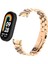 Xiaomi Mi Band 8/mi Band 9 Ile Uyumlu Ayarlanabilir Paslanmaz Çelik Kordon + Kordon Ayarlama Aparatı 5