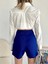 Gabardin Fermuarlı Şort Etek S24906 3