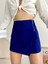 Gabardin Fermuarlı Şort Etek S24906 4