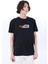 Bisiklet Yaka Baskılı Siyah Erkek T-Shirt M5SM-TST1304 3