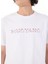 Bisiklet Yaka Baskılı Beyaz Erkek T-Shirt M5SM-TST1278 4