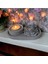 Stantlı Beton Mum Mumluk ve Gül (Tealight Hediyeli) 3