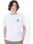 Bisiklet Yaka Baskılı Beyaz Erkek T-Shirt M5SM-TST1844 1