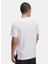 1389802-100 Ua Launch Elıte Shortsl Yuvarlak Yaka Fitted Beyaz Erkek T-Shirt 2