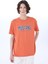 Bisiklet Yaka Baskılı Turuncu Erkek T-Shirt M5SM-TST1291 1