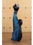 Dekoratif Romantik Ikili Kedi Biblo Polyester Mavi 21 x 9 cm Ev ve Ofis Dekorasyon Aksesuarları 5