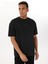Gmg Fırenze Bisiklet Yaka Siyah Erkek T-Shirt GU25MSS03020 1