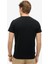 Bisiklet Yaka Siyah Erkek T-Shirt M1011245M-16A_ESSENTIAL Logo Emb Te 4