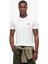 Bisiklet Yaka Beyaz Erkek T-Shirt M1011245A-C1M_ESSENTIAL Logo Emb Te 1