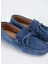 Deri Mavi Erkek Loafer Sıne 5