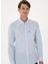 Slim Fit Mavi Erkek Gömlek Gırıl 3