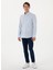 Slim Fit Mavi Erkek Gömlek Gırıl 4