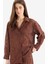Regular Fit Dantel Detaylı Plaj Gömleği-Fall in Love D9768AX25SM 4