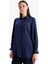 Regular Fit Basic Düz Viskon Uzun Kollu Tesettür Gömlek Tunik D7352AX25SP 3