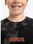 Desenli Siyah Erkek Çocuk T-Shirt EQBZT04840-FROG Rıtual Ss Tee Youth 4
