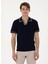 Polo Yaka Slim Fit Lacivert Erkek Kazak Darıus 1