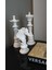 3'lü Set Dekoratif Satranç Biblo Takımı, Satranç Heykel Set, Chess Set, Şah Vezir At Dekoratif Bibl 1