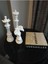 3'lü Set Dekoratif Satranç Biblo Takımı, Satranç Heykel Set, Chess Set, Şah Vezir At Dekoratif Bibl 4