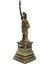 Vintage Metal Usa Özgürlük Heykeli Biblo Antik Bronz 18 cm 3