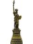 Vintage Metal Usa Özgürlük Heykeli Biblo Antik Bronz 18 cm 4